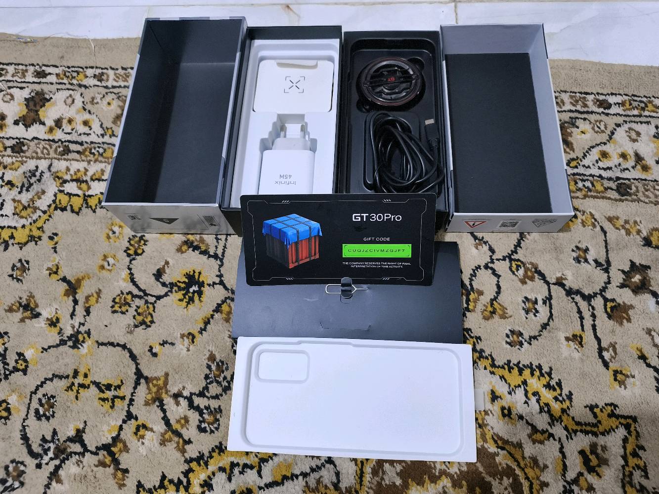 Infinix GT 30 Pro
تواصل على رقم *********** سعر 450 وبي مجال