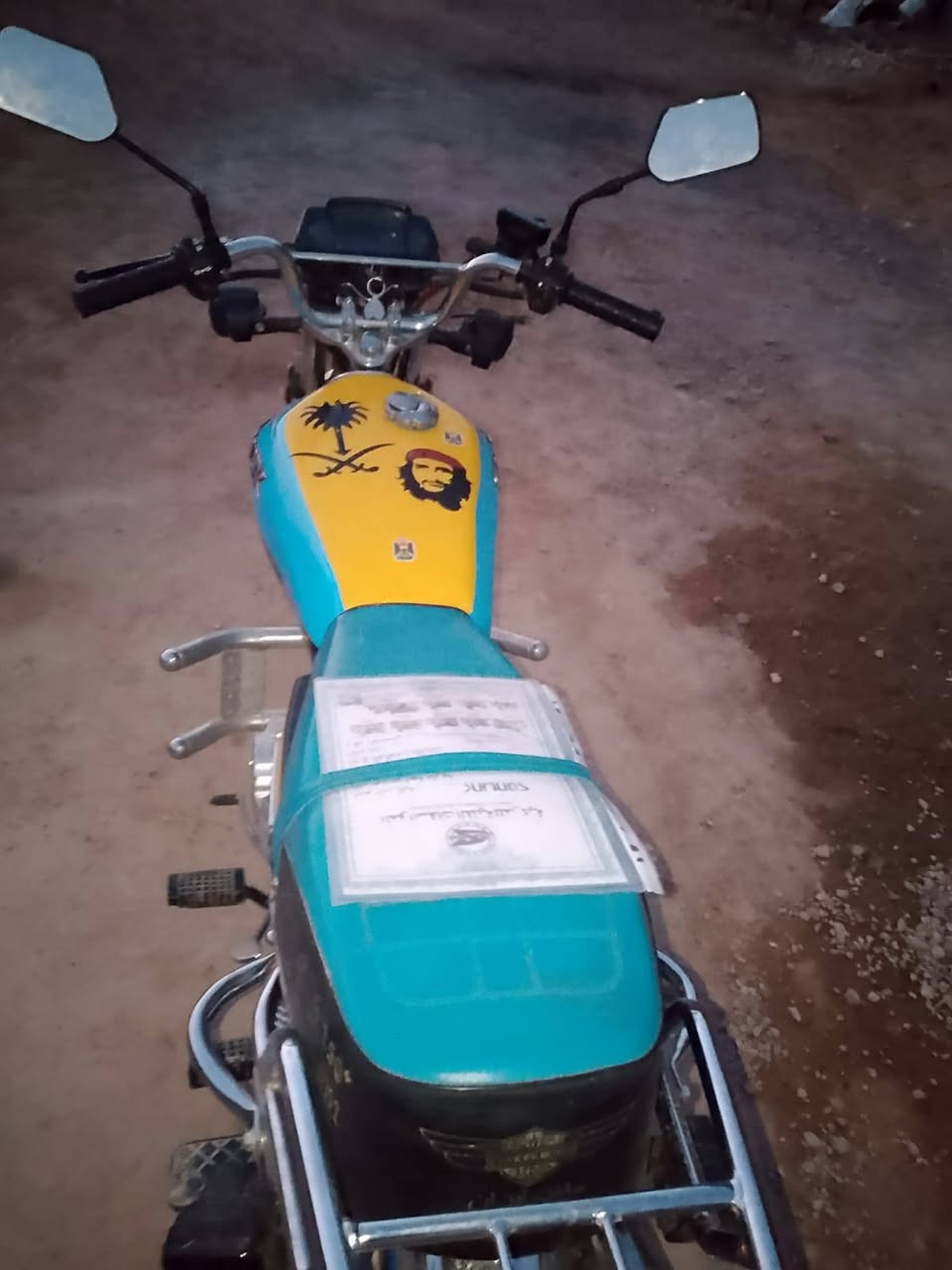 السلام عليكم من رخصت الدمن دراجه سولنك محرك اوارق  150موديل 24للبيع  او مراوس مكاني القائم وهاذه رقمي *********** د
