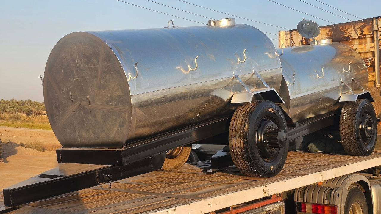 مقطورات والخزانات بكافت الحجام  والتانكيات للبيع مغلون درجه اولى دنكير تاير 22 شاصي بلادي السعه 5000 او 3500
المكان الشوملي  على الشارع العام قرب المحطه  الشوملي  الحكومي
للاتصال على الارقام ***********

 
توجد خدمات توصيل لكافه المحافظات المحافظات
