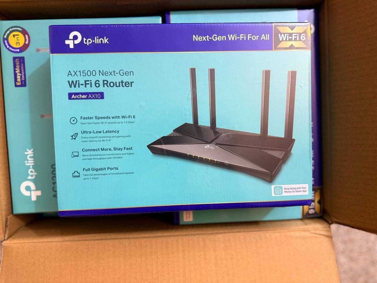 الرمادي 5 كيلو الخدمي مقابل صيدليه الامل
انواع راوتر tp-link · راوتر لاسلكي N بسرعة 300 ميجابت في الثانية. يوفر · راوتر  مزدوج النطاق جيجابت Wi-Fi 6


**إذا كنت صاحب هذا الإعلان وتريد حذفه لأي سبب، رجاءا أرسل رسالة إلى الدعم الفني**