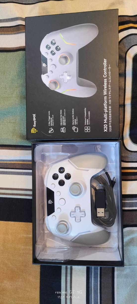 جوستك محترفين نوع X20 من شركه EasySMX بنمط RGB light   تشتغل على جميع المنصات  والاجهزه PC* switch * Android/IOS*وغيره  وموجود تطبيق خاص بيه وبسعه بطاريه 1000mAh  ونوعيه الازرار Mecha-tactile الجوستك جديد بالباكيت  سعر 55 الف مع التوصيل


**إذا كنت صاحب هذا الإعلان وتريد حذفه لأي سبب، رجاءا أرسل رسالة إلى الدعم الفني**