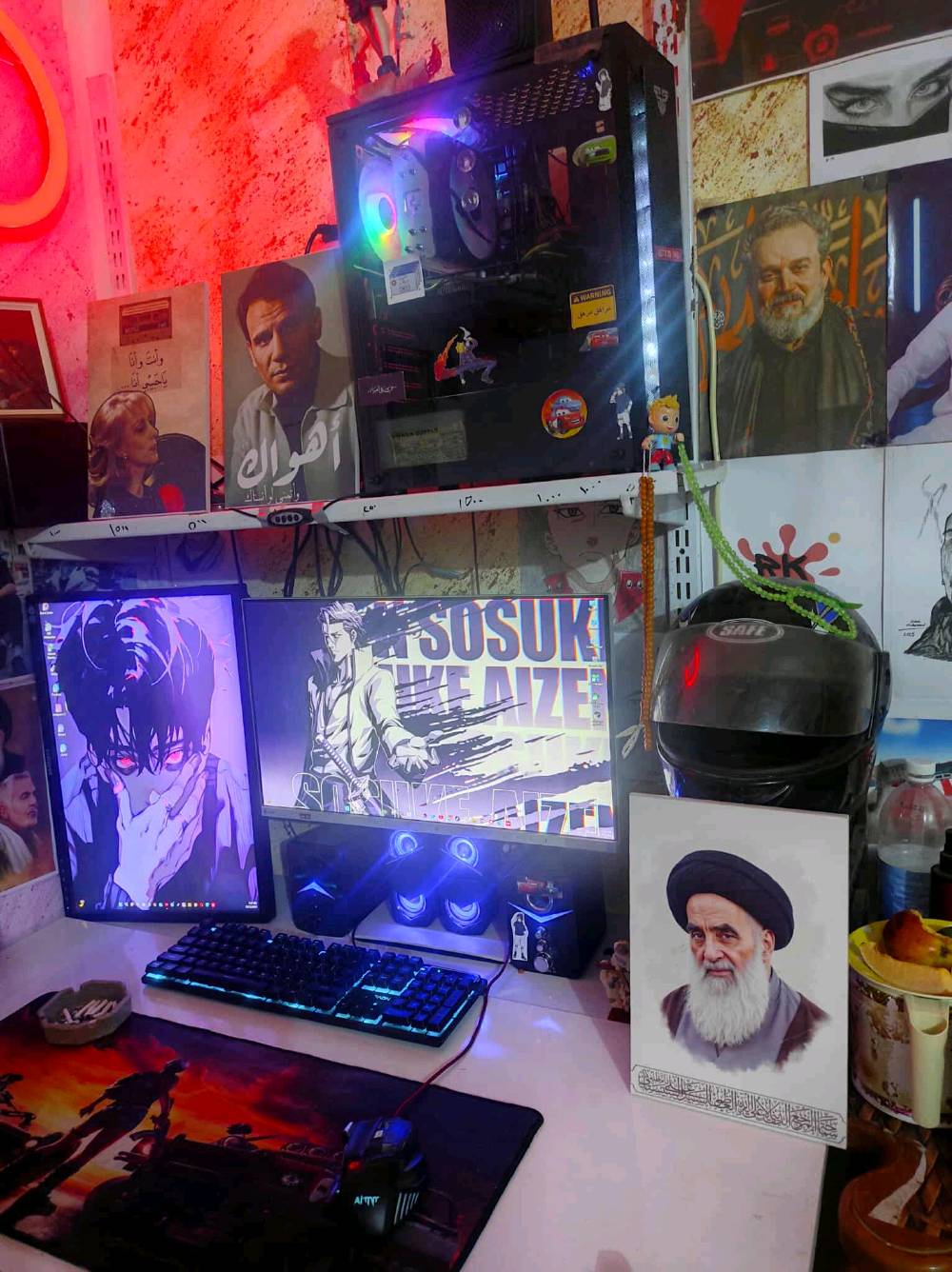 سلام عليكم
للبيع تجميعه pc
وذا كو دراجه مراوس
معالج انتل كور 5
رامات 16
ssd512
 ssd 512
hhd512
بور سبلاي 600w 
شاشه شركه ايزو باله ياباني 
وشاشه سامسون 
ومنضومه سماعات 3سماعات وجهاز تحكم تضغيم صوت وترفيع وهاي سوالف 
كيبورد ميكانيكي RGB 
ماوس كيمنك RGB 
مكاني ناصريه وسعر قابل للتفاوض