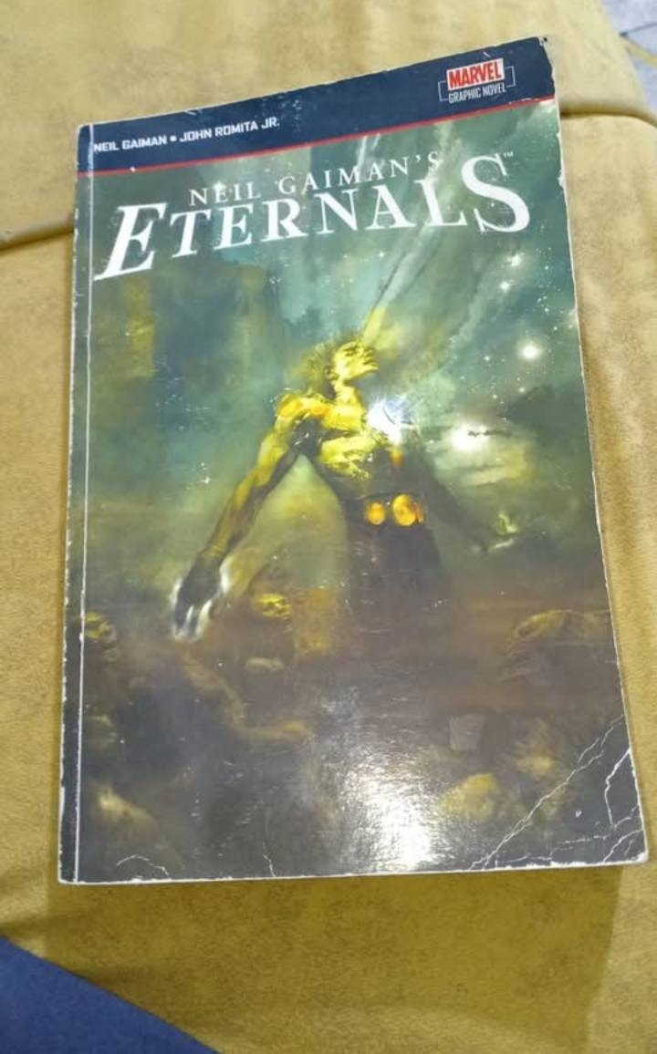 سلام عليكم كتاب NEIL GAIMAN'S ETERNALS كومكس مارفل انكليزي ملون للبيع السعر 23وبي مجال مكاني بغداد للتواصل خاص او على هاذ الرقم ***********
