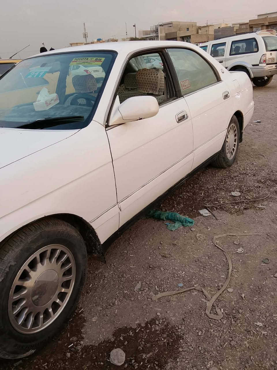 سياره نوع بطه ياباني موديل 1992رقم انبار  كير ومحرك خير من الله سياره جاهزه وحلوه للبيع السعر 55 وبيه مجال المكان بغداد الشعله الرقم للاستفسار ***********
