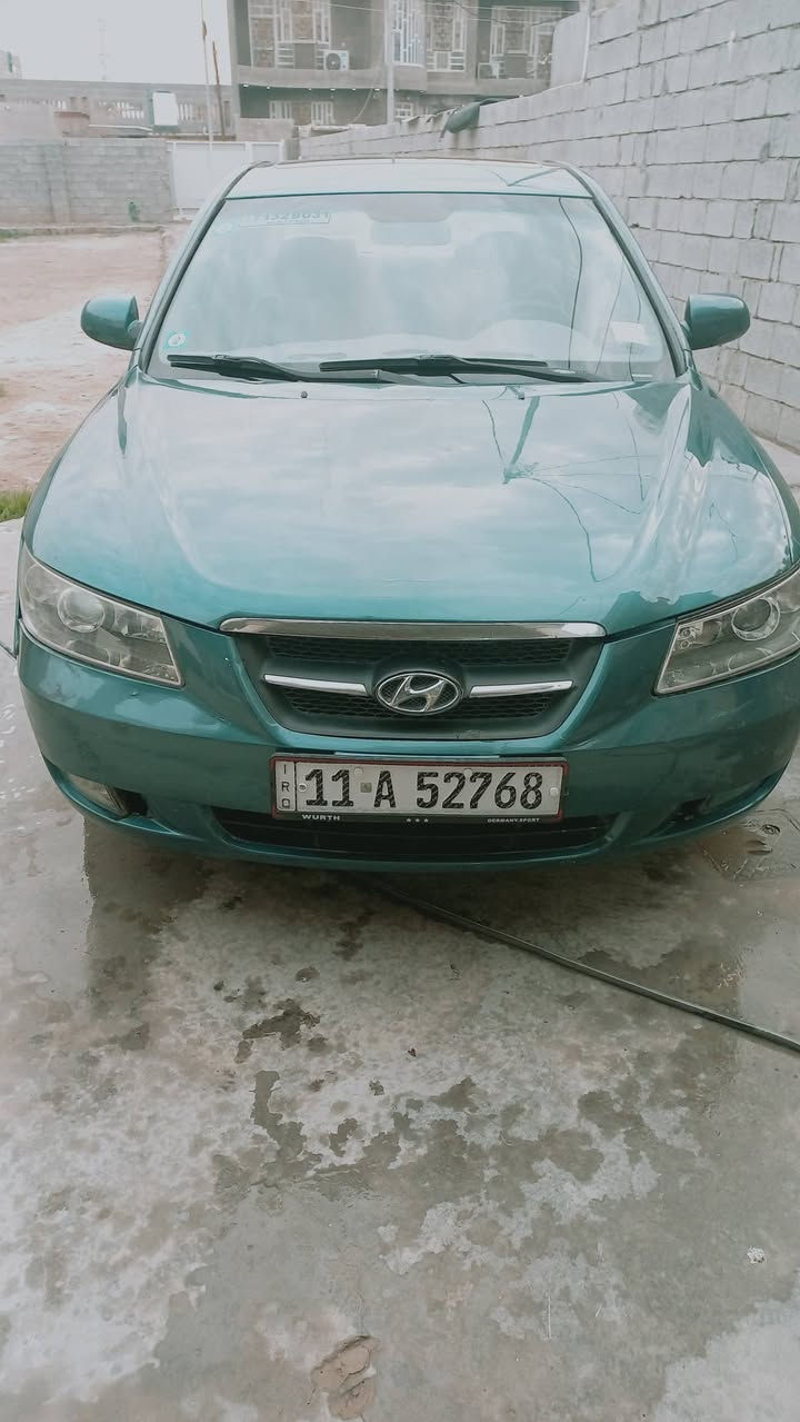 بيع مستعجل من رخصة الادمن سوناتا مقدس بغداد ٢٠٠٦ بأسمي سنويه وهزه جديده السياره كامله من كل النواحي مصبوغه عام اثر جراد صبغ درجه اولى وارد أمريكي قطعتين تصليح  المو شراي رجاء لا يعلق ولا يتعبني كلشي بالسوك موجود السياره احلى من الصور تجي وتشوف بعينك السعر ٧٨$ بيهة مجال المكان بغداد القريه النفطيه إتصال ***********
