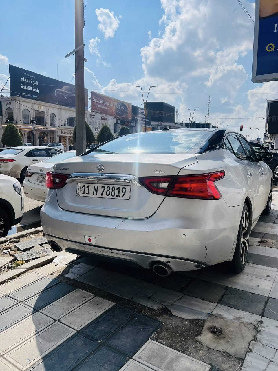 السلام عليكم اخواني الاعزاء كفاله عامه من عده قطعه وحده فقط
نيسان مكسيما 

الموديل • 2018 

الوارد • امريكي 

اللون • سلفر

المواصفات • SL 

بانوراما 

بصمه تشغيل

تشغيل عن بعد

اناره أماميه LED 

اناره خلفيه LED

حساسات 

رادارات

كامره خلفيه 

اشاره بالمرى 

دخول ذكي 

كشن جلد 

كشن كهربائي 

كشن تدفئى  

سستم سماعات من شركه BOSE 

ستيرن هيتر

تحكمات ستيرن 

مثبت سرعه 

اموامر صوتيه 

تعديل مسار 

شاشه كبيره 

وضعيات قياده 

نضام الـ تراكشن 

منافذ شحن أماميه و خلفيه 

قطعتين تبريد 

حساسات خلفيه 

داخل اسود

عليهة كير جديد مديل 2022

اشاير ترحيب او اناره داخليه بلاد 

الضرر . قطعه فقط جاملغ امامي 

سعر السياره • 135 وبيها مجال بسيط 

مكان السياره • بغداد  • 
 جاهزه ربع متصرف عليهة 
*********** • 📞
