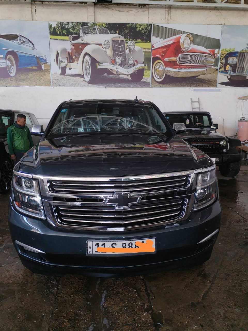 السلام عليكم تاهو موديل 2019 حادثها جاملغ او بنيد مواصفات LT سياره احله من الصور اللون زيتوني محرك كير كفاله السعر 310 او بيها مجال للاستفسار *********** العنوان بغداد البياع
