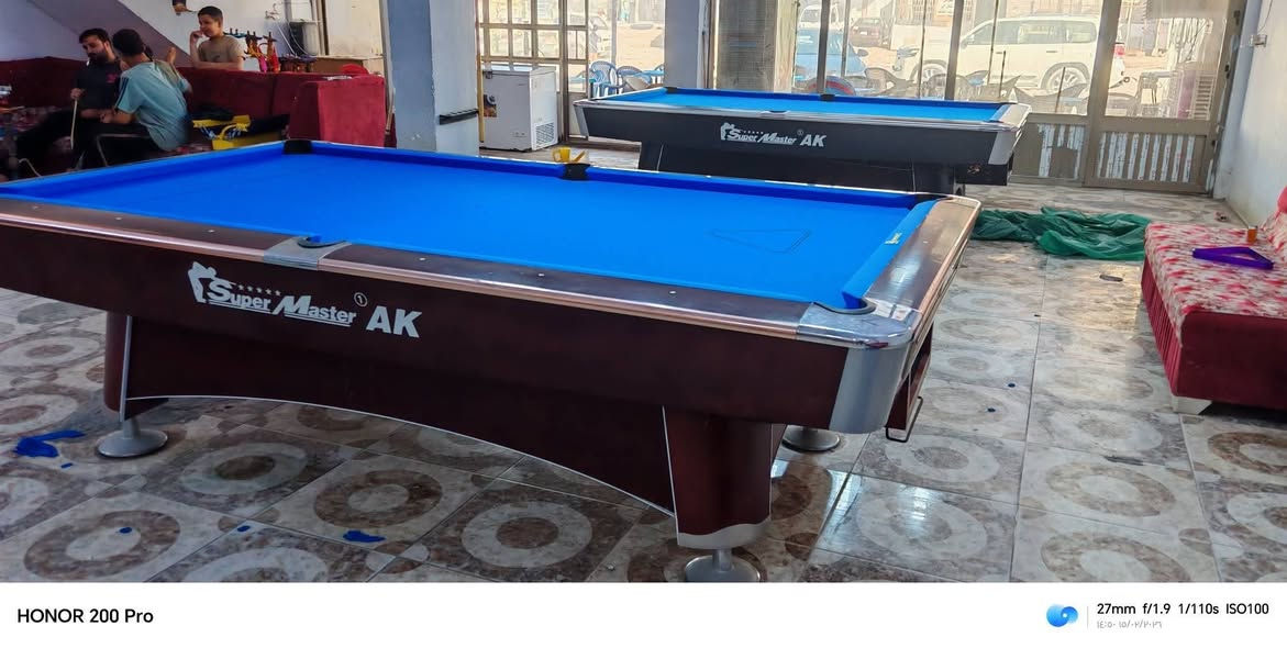 تم وصل وجبه من البليارد المستخدم.ولجديد وجميع استلزماته ويوجد كادر النصب جميع محافضات   🎱
  وجميع مستلزماته  لاستفسار رقم واتس اب ***********
