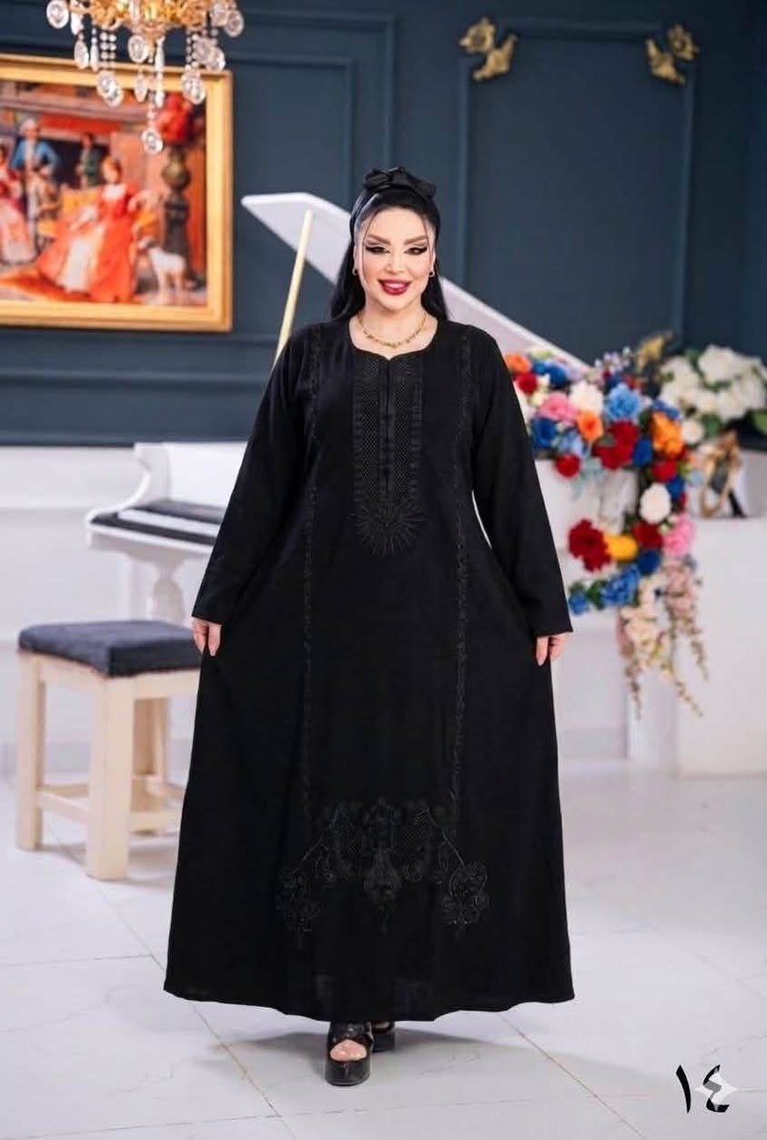 #موديلات_محرم 🖤🖤🖤🖤

 خامة كشمير اسود سادة موديل برنسيسة شرايط بالخصر. سواد فاحم 

شغل تطريز مع ستراس لامع ✨

قماش ناعم، خامة مكفولة ✅

📏 2Xl. 3XL. 4XL. 5XL

💰 سعر ١٢ الف

🚚 التوصيل متوفر لجميع محافظات العراق


**إذا كنت صاحب هذا الإعلان وتريد حذفه لأي سبب، رجاءا أرسل رسالة إلى الدعم الفني**