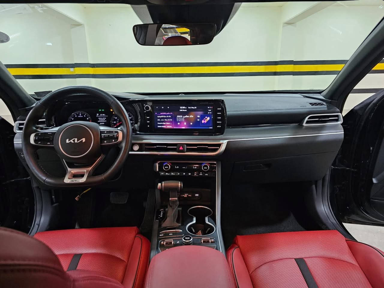 كي فايف جيتي لاين GTline (فول مواصفات)
موديل 2023 ماشية 11 mi فقط
مكينة 1.6 تيربو 
بانوراما 
تشغيل بصمة + تشغيل عن بعد  + بصمه ابواب
خمس انظمة قيادة
شاشه كاربلاي
كشنات جلد احمر تتدفئة تبريد 
كشنات حضن
شحن لاسلكي 
حساس امامي + رادار
كامره دوارة 
تحكمات
نقطه عمياء
نضام سبورت تشغيل عن بعد
ستيرن حرف D
مراوس شنو عندك اعرض
مكاني ناصريه مركز 
السياره معوقين وكاله عامة ب اسم المشتري
المعوق شاب من كربلاء
***********
