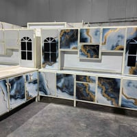 كاونتر مترين ونص • مرمر المنيوم صيني • النعيمي