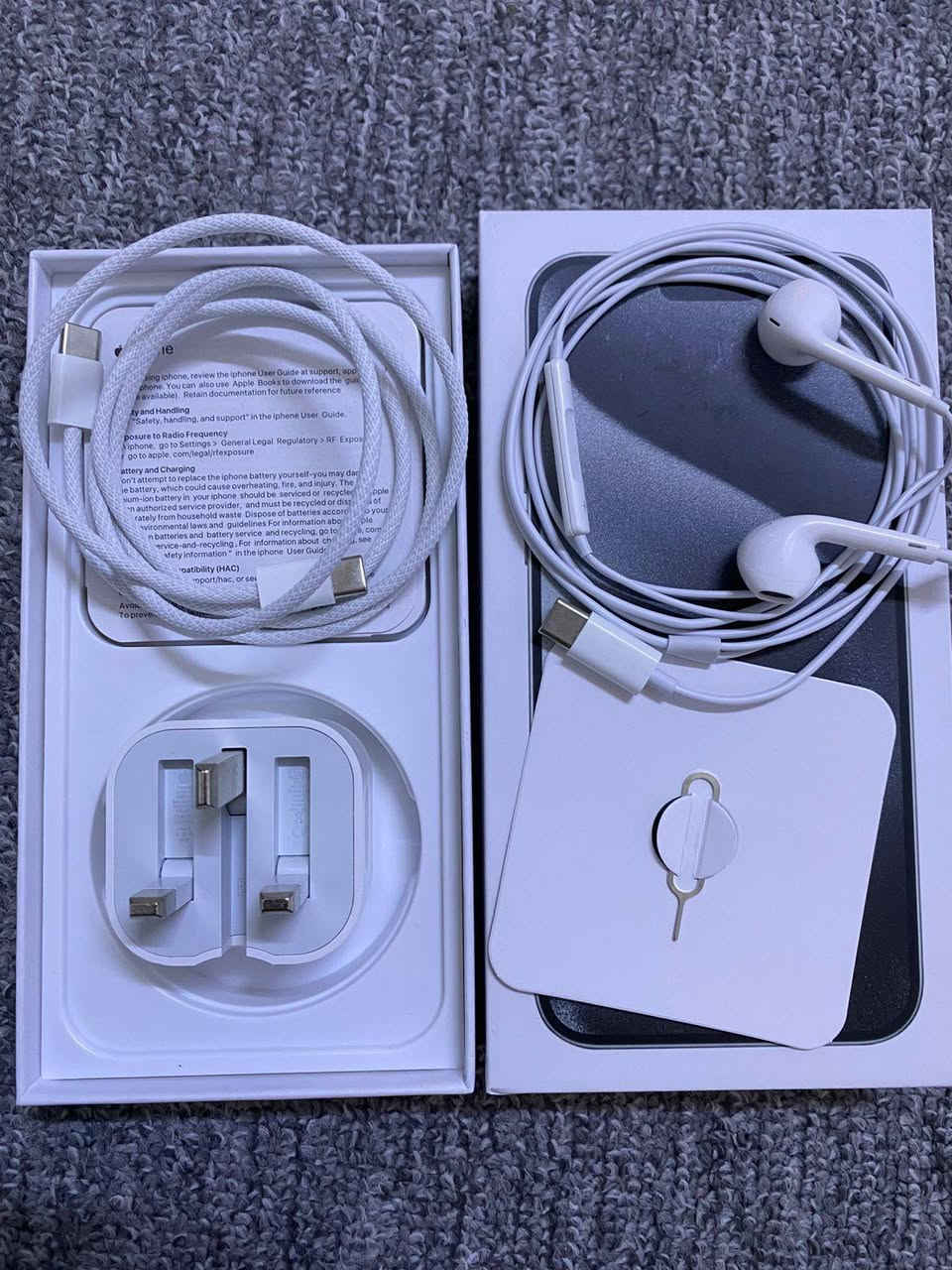 صباحكم خير عندي هذني بلاديات اصليات مال جهاز ايفون ١٥ برو ماكس سعرهم 40 الف هنه وتوصيل شرط الفحص بيهن عيب يرجعن بنفس دقيقه شاحنه شحنها سريع هم ع فحص اصلي شرط


**إذا كنت صاحب هذا الإعلان وتريد حذفه لأي سبب، رجاءا أرسل رسالة إلى الدعم الفني**