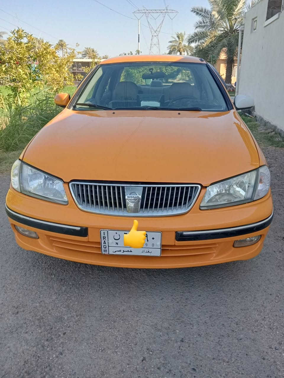 سلام عليكم
للبيع نيسان سني 
موديل 2001
رقم بغداد خصوصي 
سيارة جاهزة من كل نواحي 
مكينة كير مكفولات محور غاز 
***********

