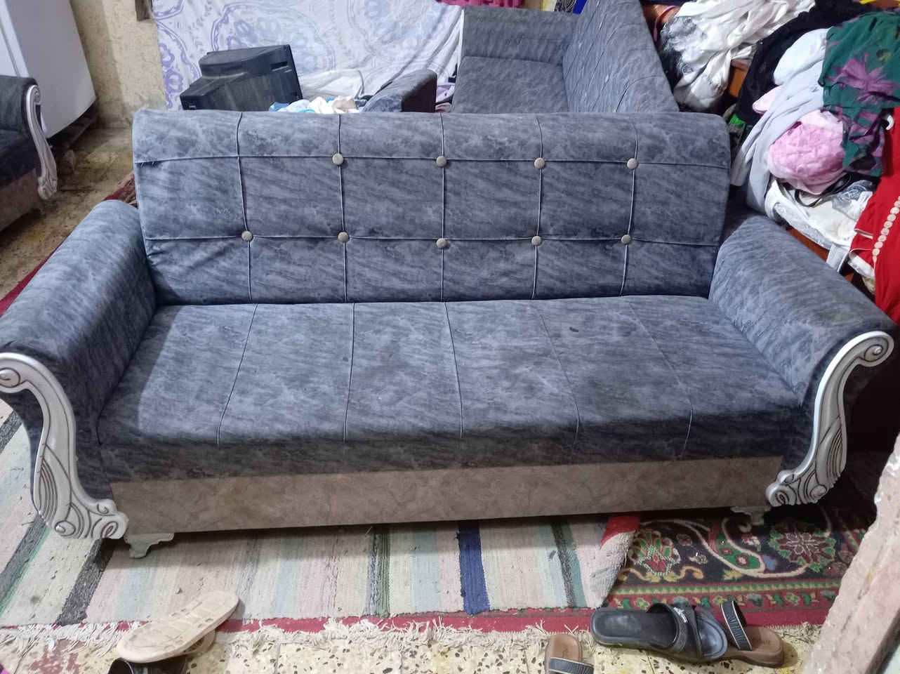 بسم الله الرحمن الرحيم توكلنا على الله تخم ٣ كرويتات ٢ كراسي السعر ١٥٠
كنتور ٥ أبواب السعر ١٥٠ بي مجال
مجمدة حجم وصط السعر ١٧٥ وبي مجال
طبلات خشب السعر ٣٥
كنفيره حجم كبير السعر ٨٥


**إذا كنت صاحب هذا الإعلان وتريد حذفه لأي سبب، رجاءا أرسل رسالة إلى الدعم الفني**