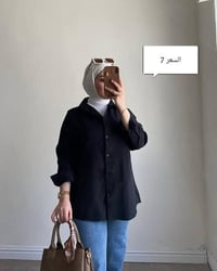 قميص طويل • قطني • مقاسات ٣٨-٤٦
