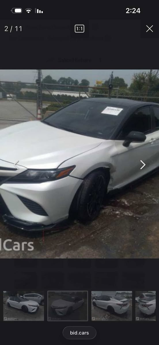 السلام وعليكم 
للبيع كامري TRD2022 
6سلندر محركها 3500
300حصان
ماشية 48ميل
مواصفات 
بصمة
سقف اسود بلادي تو كلر
كامرة خلفيه 
كشنات جلد 
ابل كار بلي اندرويد اوتو
رادار امامي 
رادار جانبي 
حساسات خلفيه 
بيها جناح خلفي ودوسات ولحية كلها بلادي
حادثها 3 مكانات بارد عل شبر او اقل 
بدون صبغ 
سعرها 240 وبيها مجال بسيط 🖤
***********
