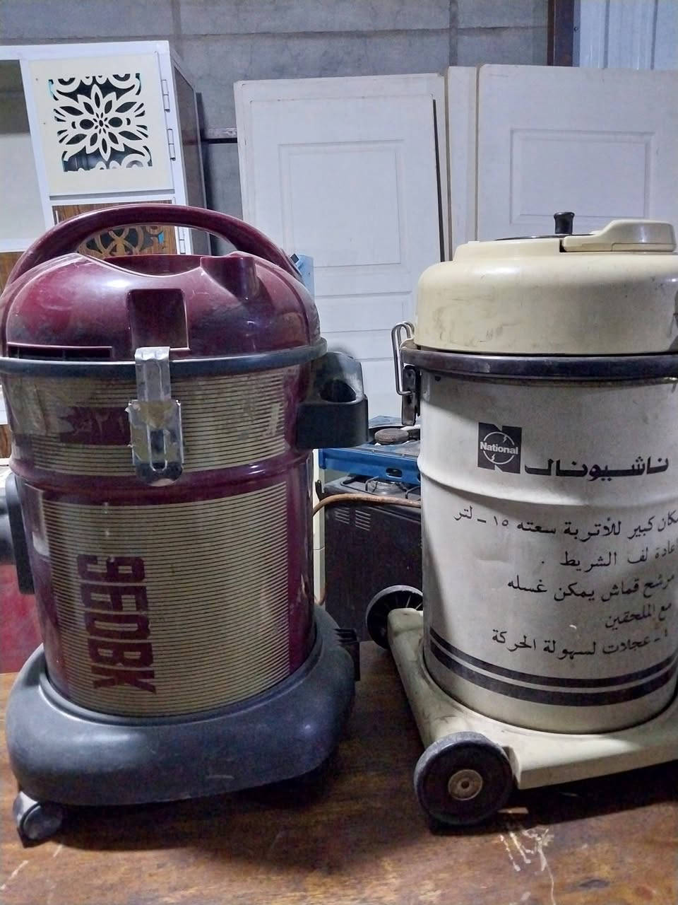 يتوفر لدينا 
انواع الطباخات 
الكريازي 😍
والمصري 😍
مكنسه الكهربائيه 
انواع الغسالات 😍

مدخل الجسر الحبانية 
***********
حارث ##
