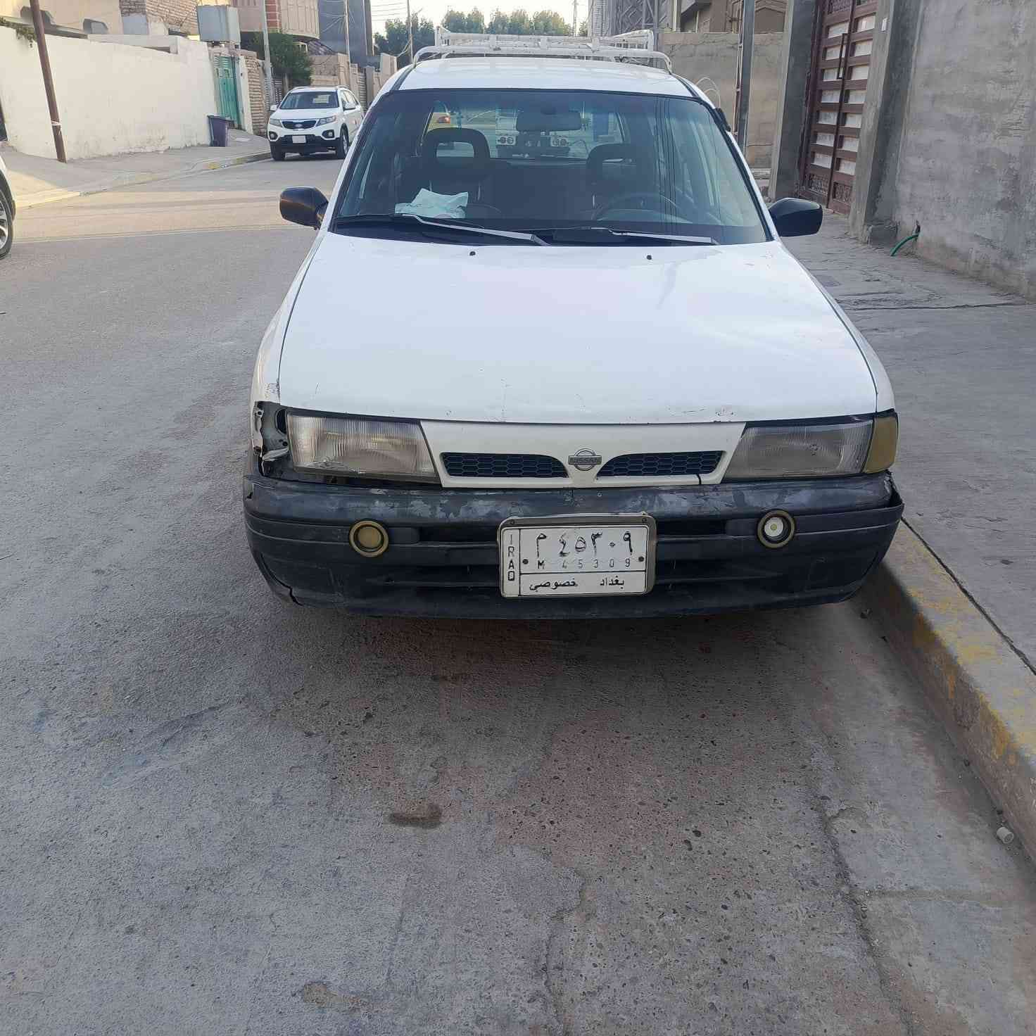 السلام عليكم
نيسان سني 

للبيع
موديل 92
كير عادي 

مكانك الفلوجه 

سعر 33 بيها مجال 

***********
