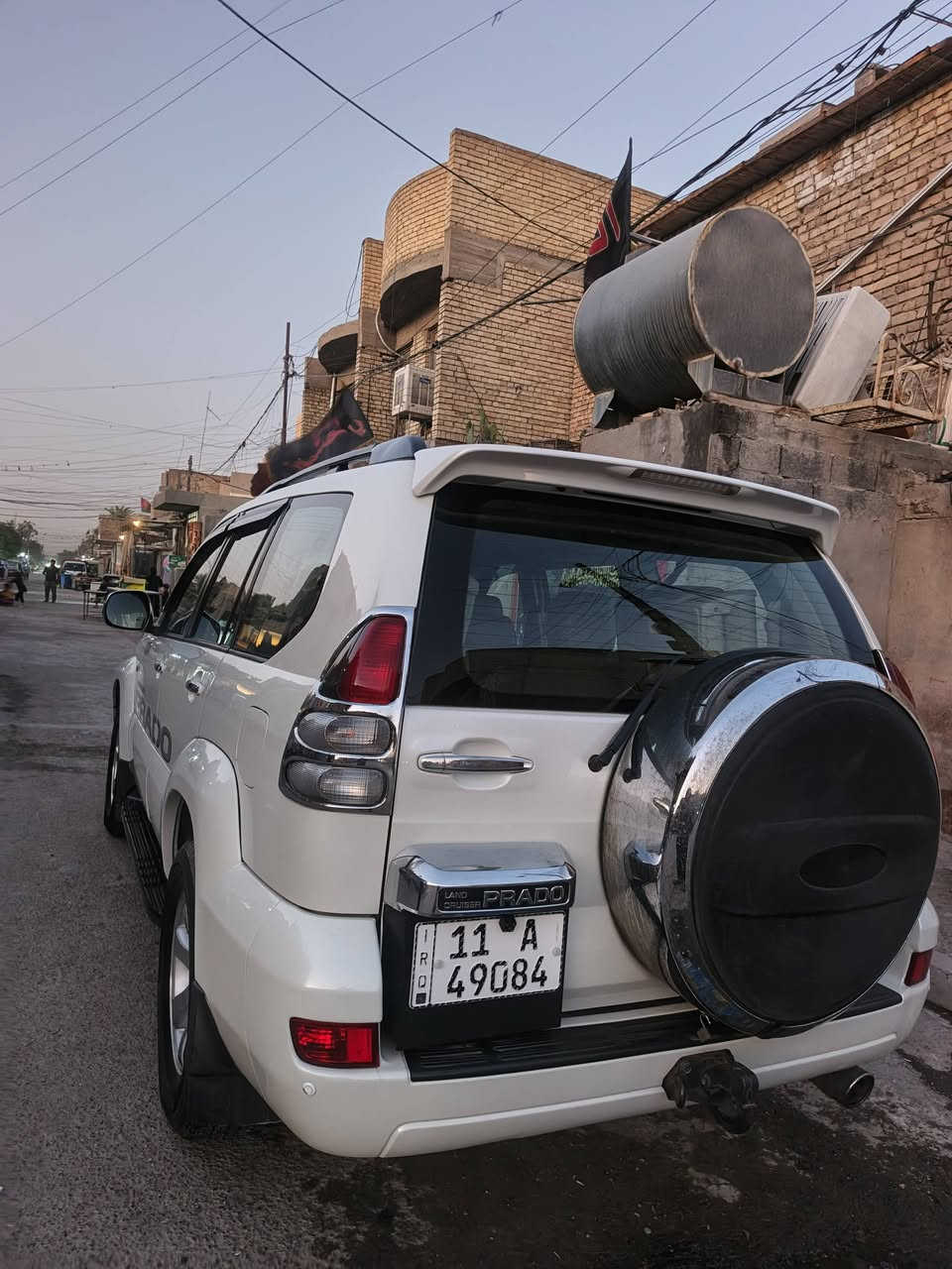 برادو خليجي 2008 للبيع
بيه صفحه مصبوغه 6سلندرxv4000
رقم بغداد انكليزي تحويل ثاني يوم
مرايه شفط سبير خلفي 
تدفئه تبريد ثلاث قطع
تدفئه بالكشين داخل الجلد شاشه كاميرا سبعه راكب
مكينه كير مكفول المكان سياره بغداد 
رقم الهاتف ***********
