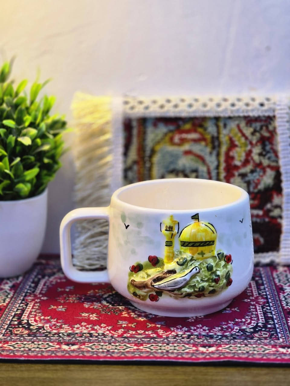 كوب رَضوي شغل يدوي حفر معَ صحن 🌱.
السعر : 15٫000
للحَجز دايركت📥
📍يوجد توصيل لِكل المحافظات


**إذا كنت صاحب هذا الإعلان وتريد حذفه لأي سبب، رجاءا أرسل رسالة إلى الدعم الفني**