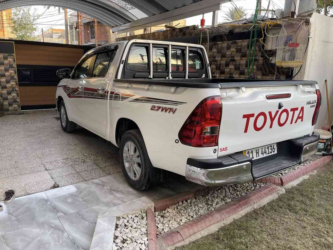 اللهم صل على محمد
بيك اب هايلوكس 2023 SAS ماشيه51 اصل 
رقم بغداد تحويل مباشر مكاني ديالى بعقوبه - نضافه 95‎%‎  تخم تاير جديد السيارة خير من الله بيهة بارد 4 شخوط معدله ب DVR وما تبين بل عين فقط سونار يكشف البارد ومأشر عليهن بل صورة  گير اوتماتيك مال جناي وستخدام كلش نظيف للاستفسار *********** السعر 280$ وبيهة مجال شي قليل
