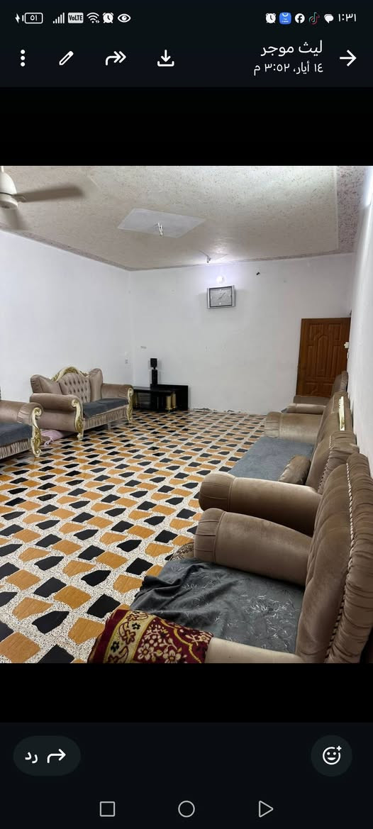 عرض خاص مميز
دار للبيع
العنوان /الحديد قرب جامع طيبه حي الاملاك
المساحة ٣٠٠م واجها ١٢م
متكون استقبال ٨/٥ م +هول+٤غرف نوم+مطبخ+وصحيات كامله
حاليا مؤجر
الاستفسار ***********
السعر ١٤٣
