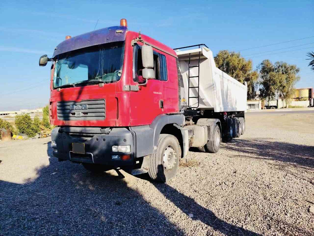 سلام عليكم للبيع مان2006مكينه 480تخم تاير راس وعربانه جديده مامشتغله عمل بغداد السياحي رقم صاحب السياره ***********اني مكلف بل نشر
