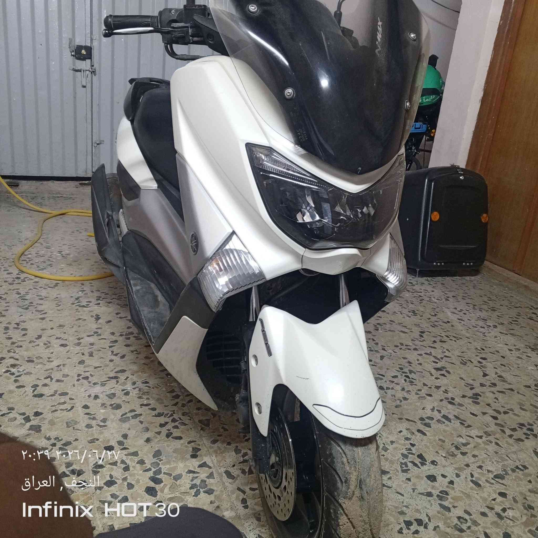 دراجة Nmax جيل اول استيراد خاص مشتريه من معرض دبي دراجة جديدة محرك 125 السعر 1600 دولار مكاني نجف ***********
