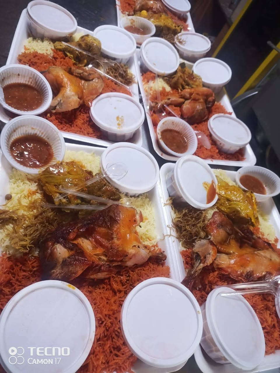 الصيف يمنه غير.. 

لسنا الوحيدون لكننا الافضل
خير الشاكرين بحلته الجديده يرحب بكم

اقوى الاكلات  واطيب الوصفات وارقى المقبلات تجدونها لدى مطعم خير الشاكرين 

اطلب اكثر توصيلك يصير مجاني.. 💪

 مطعم خير الشاكرين
🌹🐋🐳🍖🥪🥘🍔
يرحب بكم  ما يلي.... 

كباب كيلو ب16 الف 
نفر كباب ب٥٠٠٠ الاف
معلاك  نفر ٤٠٠٠ آلاف 
تكة دجاج  نفر ٤٠٠٠ آلاف 
دجاج شوي دجاجه ١٢٠٠٠ الف 
دجاج على التمن نفر ٥٠٠٠ آلاف 
قوزي نفر ب١٧٠٠٠ الف
سمك مسكوف كيلو سمك مسكوف ١٠   الاف
مندي لحم نفر 15000 الف
نفر مندي دجاج ٥٠٠٠ آلاف 
مندي دجاج  نص دجاجه على صينيه تمن مندي  ١٠ آلاف
دجاجه مندي على صينه تمن مندي ١٦٠٠٠ الف 
تشريب لحم قوزي نفر12000آلاف 

*********** مطعم خير الشاكرين
*********** مطعم خير الشاكرين

❗(((((بس اطلب ويوصلك لباب البيت))))) ❗
بأدارة سيد حيدر و علي ابو مريم

*********** سيد حيدر 
*********** سيد حيدر
*********** علي ابو مريم
*********** علي ابو مريم
