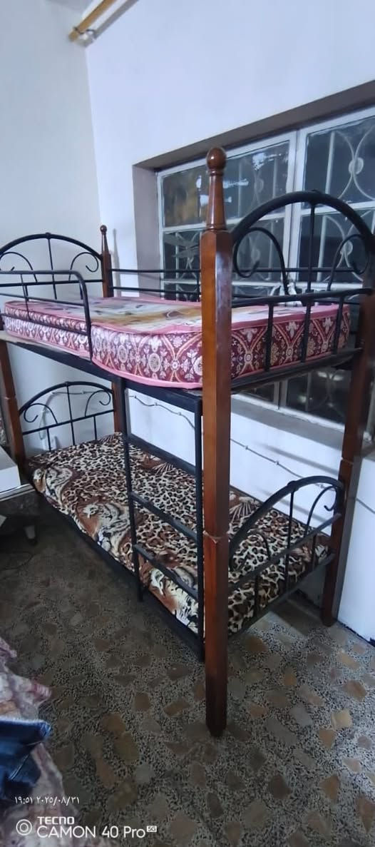سرير طابقين الحجم الوسط مع الدواشك الوردي ضغط عالي والجوزي النوعية الزينة للبيع بي 125 بغداد حي العامل


**إذا كنت صاحب هذا الإعلان وتريد حذفه لأي سبب، رجاءا أرسل رسالة إلى الدعم الفني**