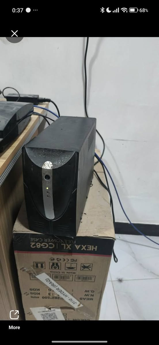 Hi guys ان شاء الله الكل بخير
عندي اليوم شاشه with ups

حبايب مواصفات الشاشه كاللآتي 

براند الشاشه : LG Ultragear
الدقة: 2k 165hz
سرعة الاستجابة : 1ms
الحجم: 27inch
HDR
ال UPS 1500 مبدل بطاريات من شهرين
والشاشه وياها كارتونتها 

السعر كله على بعضه 350 الف 

امانة الله الشاشه براند عالمي وراقي معروفه الشركه مو مثل الباقيات وايضا الups بل فيديو مترب وصخ لان متروك وأيضا قبل شهرين بدلت البطاريات 

بيهن مجال جدا قليل 

دمتم سالمين حبايب التوفيق للجميع


**إذا كنت صاحب هذا الإعلان وتريد حذفه لأي سبب، رجاءا أرسل رسالة إلى الدعم الفني**