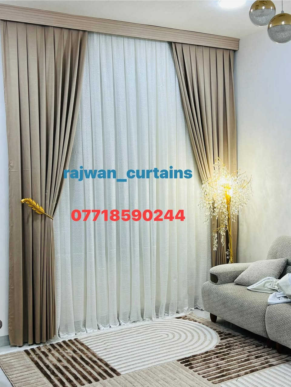 صار بإمكانكم تجهّزون بيوتكم بأجمل الستائر وبكل راحة 🏡
📢 وبأنسب الاسعار متوفر الآن

✔️ موديلات عصرية وكلاسيك 
✔️ خامات ممتازة وأسعار تنافسية
✔️ تجهيز وتركيب خلال 3 أيام ⚡️
✔️ أسعار مريحة تناسب الجميع 

لا تأجل ذوقك ولا جمال بيتك 💫
زورونا في ستائر رجوان وخلي بيتك يحچي أناقة
📞 للاستفسار راسلونا أو اتصلوا علينا ((*********** ))
