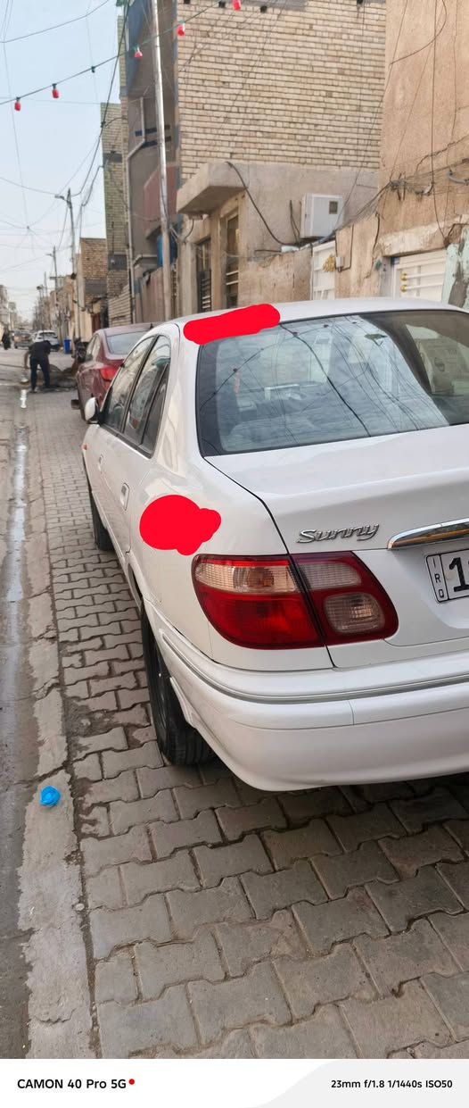 السلام عليكم شباب نيسان سني ياباني ٢٠٠٢ باسمي السياره جاهزه مابيها كل نقص مكينه كير عادي تبريد تدفئه جاهزه السياره خير من الله رايدها ٨٠ مكاني الشعله قرب نادي الشعله الرياضي بس الشراي يتصل رجإء رقم الهاتف *********** 
*********** بس إلي ماشر عليه مصبوغ
