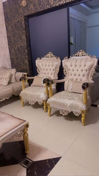 طقم صالون • مع ميز وطبلات • الموصل حي البريد