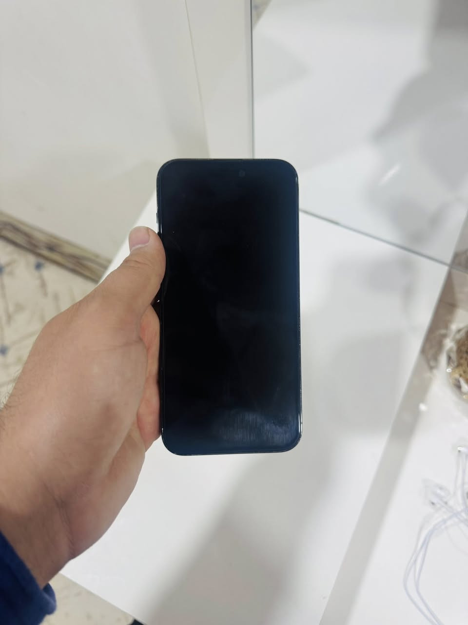 ايفون 14 برو ماكس
بطارية🔋84

ذاكرة 128

جهاز  شاشة اصلية من جهاز ثاني شرط فحص قطعة اصلية مابي اي عيب تجي تاخذه من باب بيت سعر  خاص    شراي خابرني ***********
