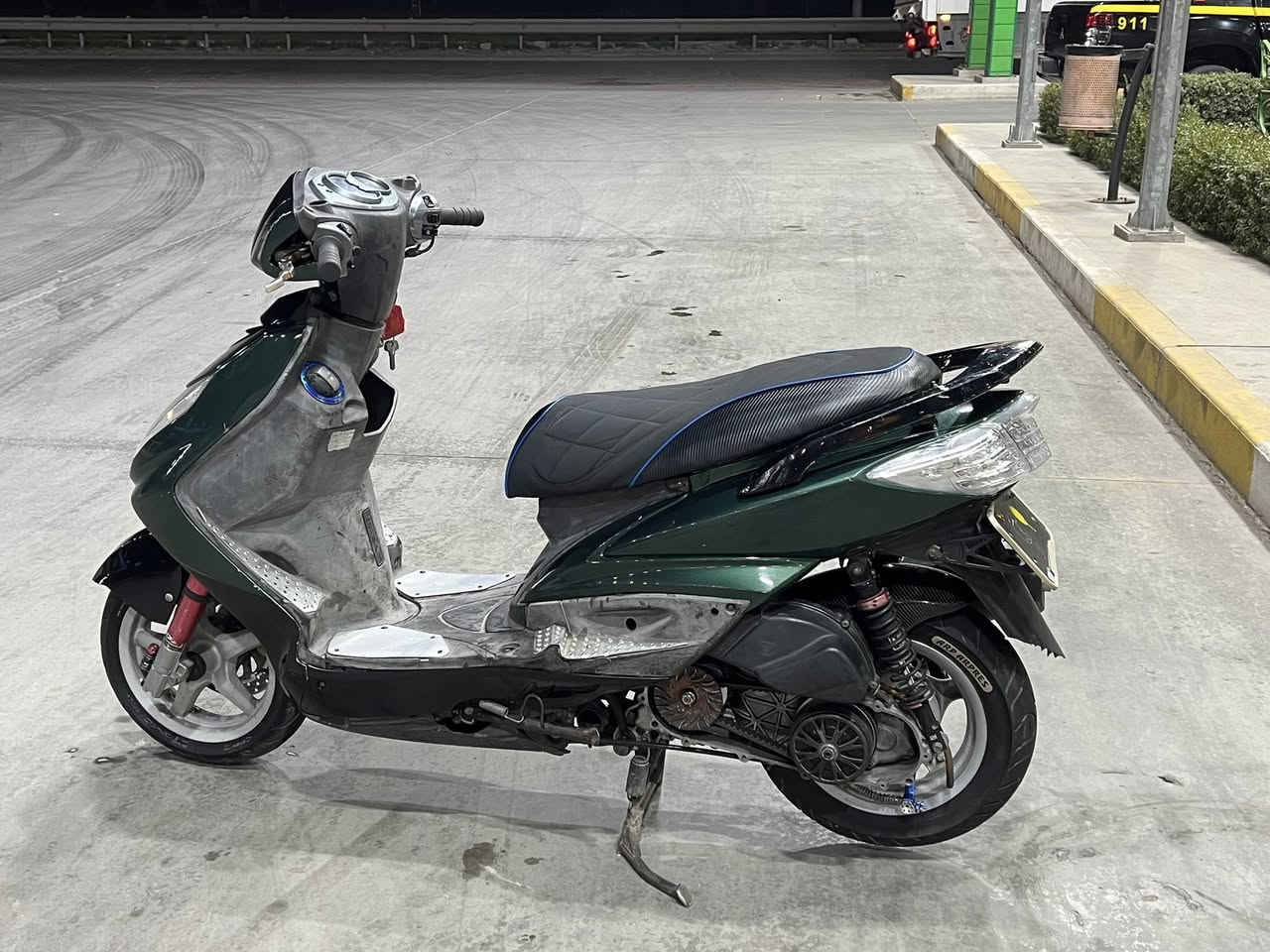 سلام عليكم  دراجه سكنس فحل ياباني مزوده فول لدراجه مكفوله من كلشي بس لكفر مصبوخ جماليه للبيع مكاني بغداد لشعب لسعر مليون و٢٠٠وبيه مجال رقم ***********
