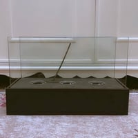 مدفأة إيثانول • ثلاثية الجوانب • حجم كبير