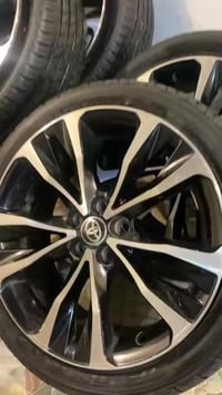 للبيع ويلات قياس 17 ختم تويوتا كندي  ملاحظة: الويلات وياها تايرات، لكن...