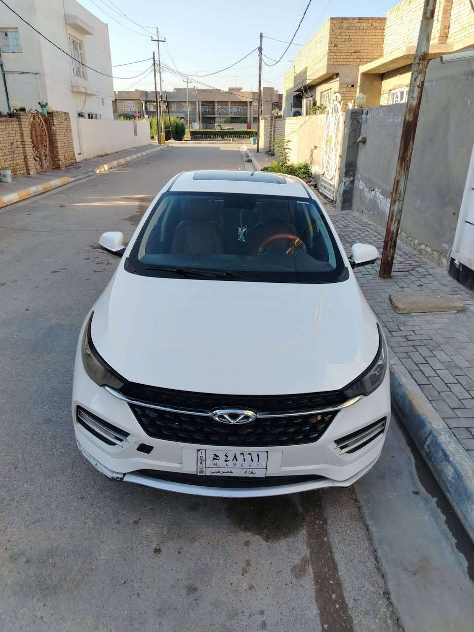 عندي هاي السياره اريد ابيع او مراوس بس موصيني الشيري اريزو6موديل٢٠٢٠ورقمه بغداد مشروع وطني  وعنوان السياره والمواصفاته  فول واحد على واحد بل كوت  والشراي بخدمه ***********
