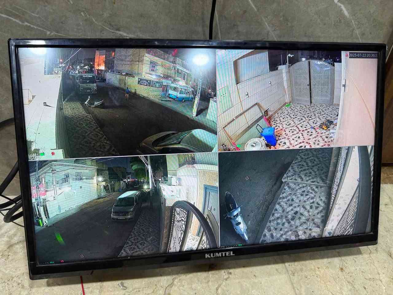 🎥 حلول متكاملة لأنظمة كاميرات المراقبة والأمن
نوفر لكم تجهيز، تنصيب، برمجة، وصيانة جميع أنظمة كاميرات المراقبة بأحدث التقنيات، مع ضمان الجودة والدقة في التنفيذ.

خدماتنا

✔ تجهيز وتنصيب جميع أنواع كاميرات المراقبة
✔ صيانة الكاميرات وأجهزة DVR وNVR
✔ ربط الكاميرات بالموبايل والكمبيوتر والمشاهدة عن بُعد
✔ تمديد وتنظيم الأسلاك بطريقة احترافية
✔ تحديث الأنظمة القديمة وإضافة كاميرات جديدة
✔ صيانة الأعطال البرمجية والفنية
✔ عقود صيانة دورية للمنازل والشركات والمؤسسات

نوفر أشهر الماركات العالمية

🔹 Dahua (دهوا)
🔹 Hikvision (هيكفيجن)
🔹اسوار

🏠 المنازل والفلل
🏢 الشركات والمكاتب
🏪 المحلات والأسواق
🏭 المصانع والمخازن
🕌 الحسينيات والجوامع
🏫 المدارس والمؤسسات

⭐ لماذا تختارنا؟
✅ أجهزة أصلية مع كفالة.
✅ أسعار منافسة.
✅ تركيب احترافي وتشغيل كامل.
✅ خدمة ما بعد البيع ودعم فني.
✅ سرعة في الإنجاز مع الالتزام بالمواعيد.

📞 للحجز والاستفسار راسل الصفحة أو اتصل بنا.
(***********)

🔒 لأن الأمان يبدأ بكاميرا… اختر الجودة، واختر الخبرة.
