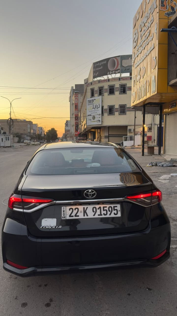 كورلا 2023 وكاله ساز ماشيه 40 الف كيلو جديده السياره مكفوله كفاله عامه عله وضع الشركه بانزين السعر 163 وبيها مجال بسيط الرقم***********
