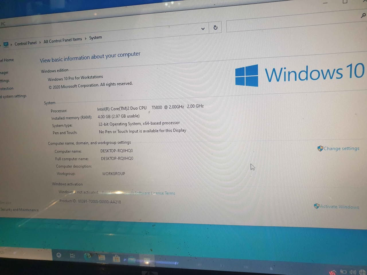 لابتوب نوع hpحجم 17
معالج cor2duo..رام4...هارد320hdd
شغالة كاملة وندوز 10
قابلة للتطوير 
نظافة الكشر90%..
البطارية تحتاج تبديل ضعيفة جدا
شاحنة اصلية مع الجهاز 
تشتغل كهرباء مباشر 
السعر 75 الف ومجال للشراي 
بغداد كرادة دهوك, العراق


**إذا كنت صاحب هذا الإعلان وتريد حذفه لأي سبب، رجاءا أرسل رسالة إلى الدعم الفني**