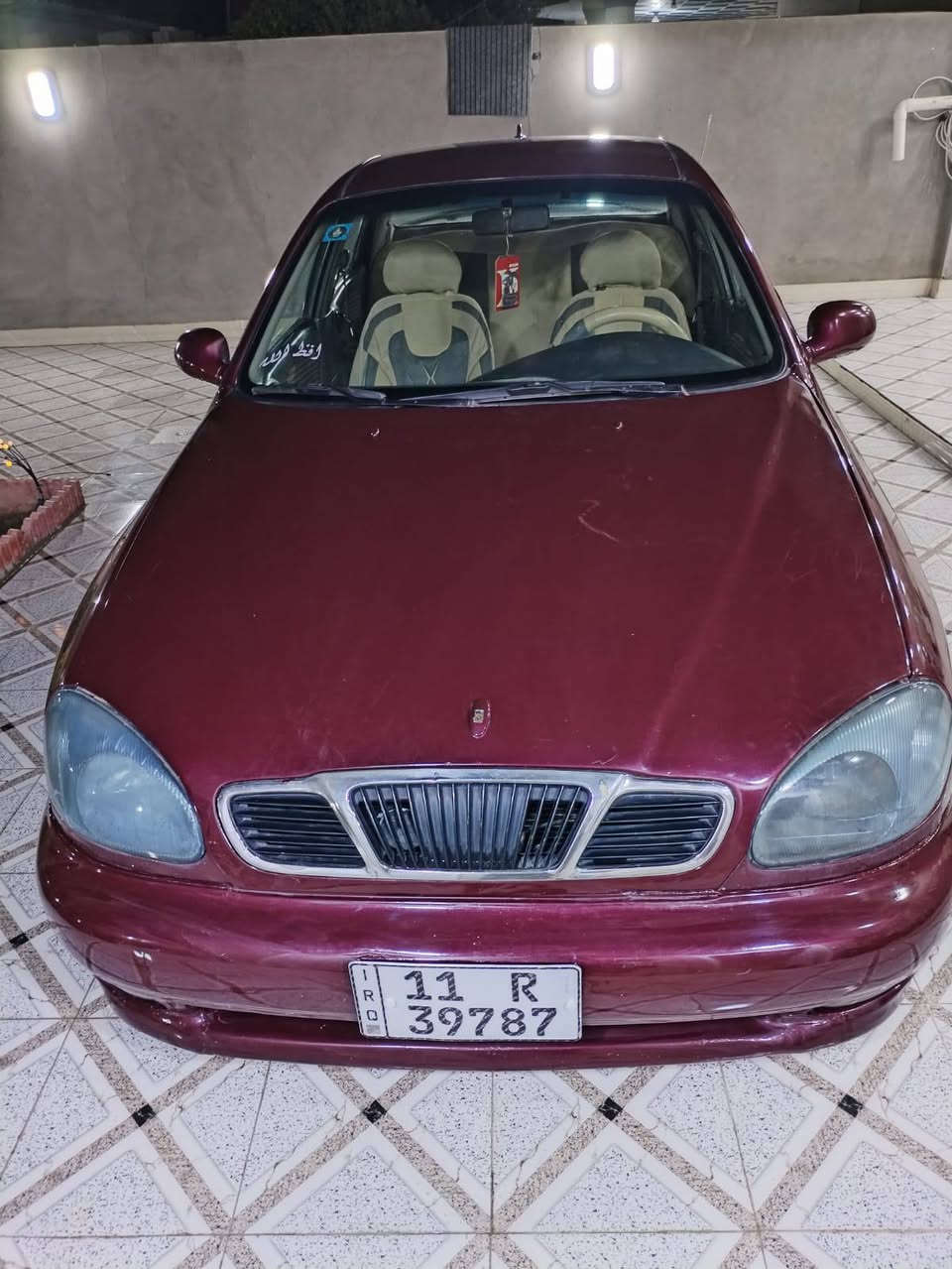 دايو لانوس موديل 98 رقم بغداد انكليزي كير اوتو محرك 1600مفتوح معروضه 42 او بيه مجال
***********
