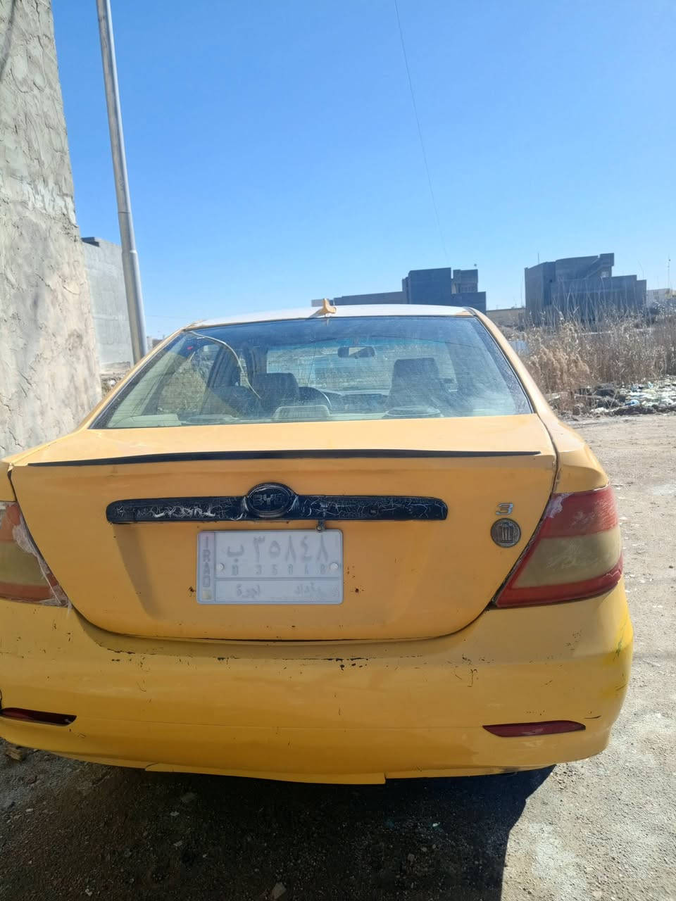 السلام عليكم
بي واي دي ف3 موديل 11 كير ومحرك كورله 
السعر 40 وبيه مجال الاستفسار الاتصال علئ الرقم
‏‪***********‬‏
