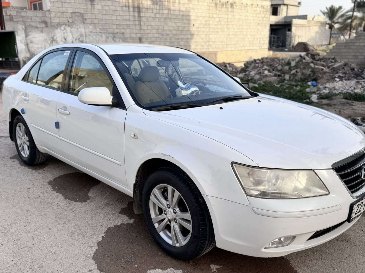 سلام عليكم اخوان سوناته  خليجيه للبيع اومراوس موديل 2009 السيارةمكفولة عدا الجامرلغ الامامي الايمن مبدل ابلادي والباقي كفاله عامة مكينه 2000 دوش مفتوحة لاصرف ولابخار شرط السونار رقم اربيل سعره 120 وبيه محال بسيط مكان السيارة ديالى بعقوبة***********
