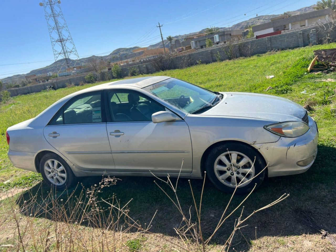 السلام عليكم ورحمة الله وبركاته 
للبيع كامري ادوات 2005 xsa امريكي كير محرك شرط محرك 6  تدفه تبريد شركه صدر امامي جديد خلفي ايعوزو قاعدة دبلات 

السياره شركه برغي ما مفتوح 

متومه رقم دولي 

السعر 43 وبيه مجال قليل 

مكان السياره صلاح الدين /العلم 

رقم صاحبهه ‏‪***********
