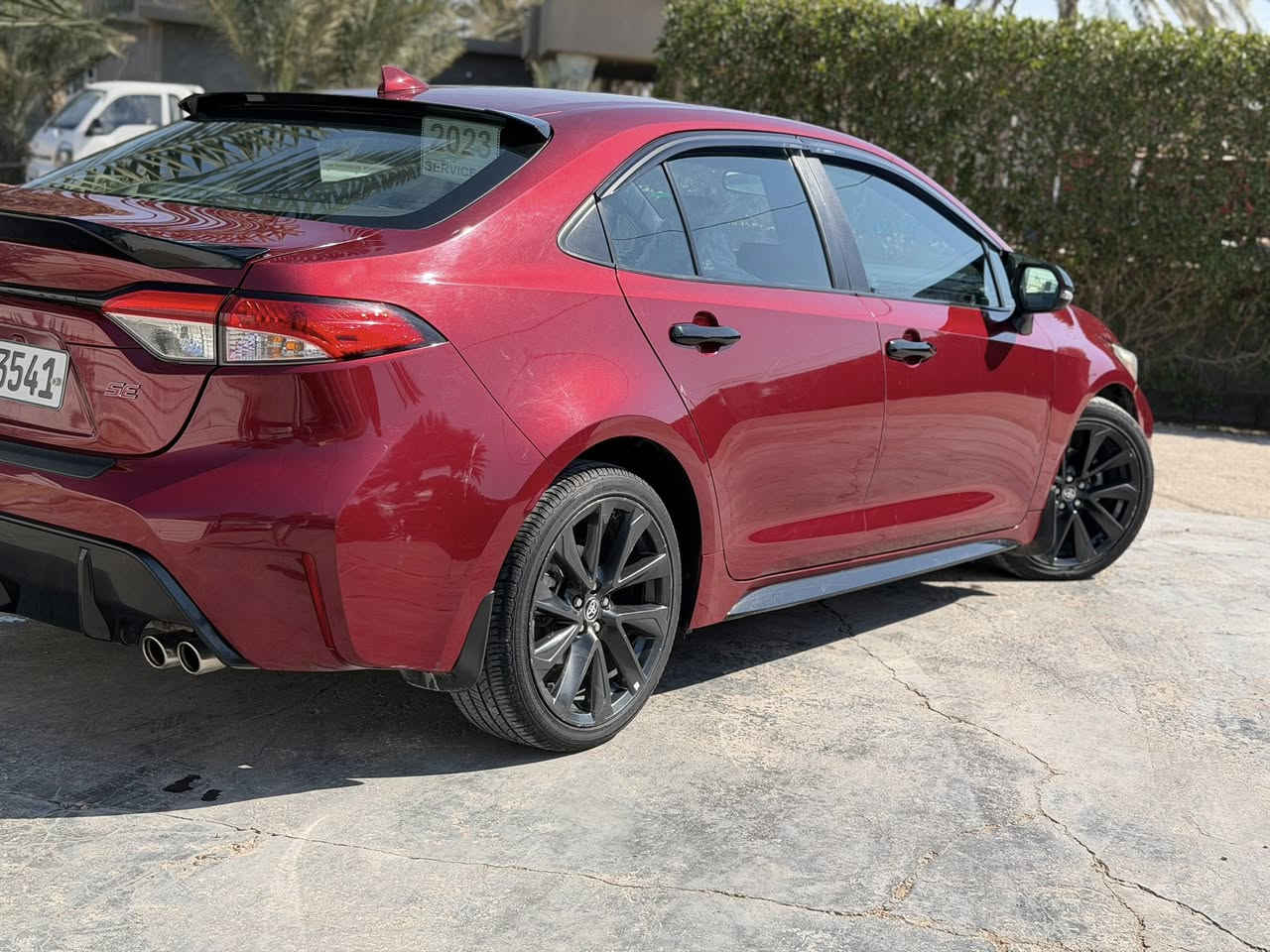 السلام عليكم رمضان مبارك
أربيل تحويل ثاني يوم باسمي 
كورلا2023SE حادثها قطعه وحده تبديل جاملغ امامي فقط شركه وشبر البنيد 
فول مواصفات:
فتحه +بصمه 
دخول ذكي 
رادار جانبي+امامي 
تحديد مسار توقف ذاتي +كروز سرعه
اوتو هولد سايد بريك بصمه
مود درايف ECO/SPORT/NORMAL
ماشيه 47mi
السعر 148قابل للتفاوض 
مكان السياره بغداد الكرخ
***********هـ
وات ساب ***********
