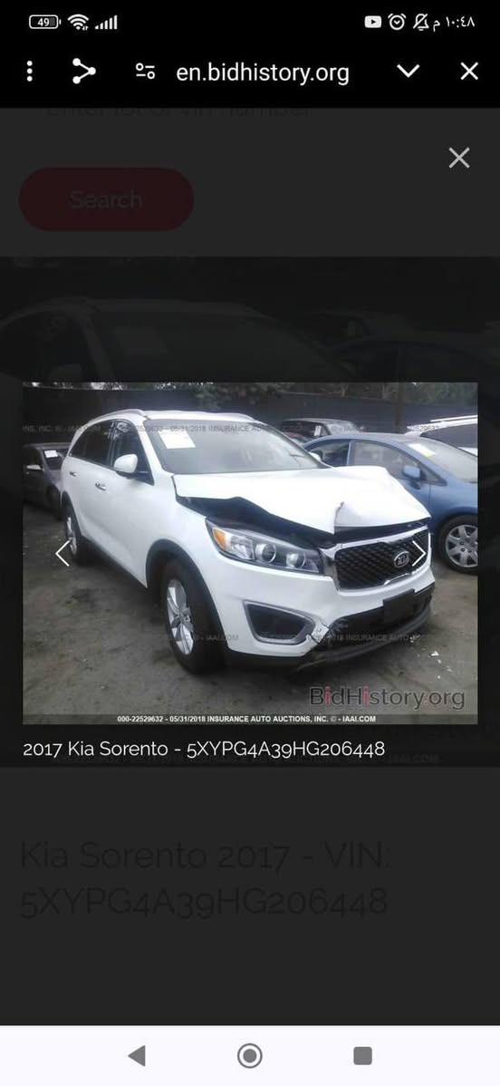 سيرنتو  2017 vsوراد امريكي محرك ٤  حداديه مكفوله محرك مكفوله بيه بعد موصفات ماعرفه سعره ١٦٥بيه مجال مكانه النجف الكوفه عباسيه  ***********
