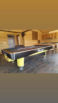 تم بعون الله وصول صاولات بليارد  مستخدم والجديد   نوع (سوبر بور دبل شا...