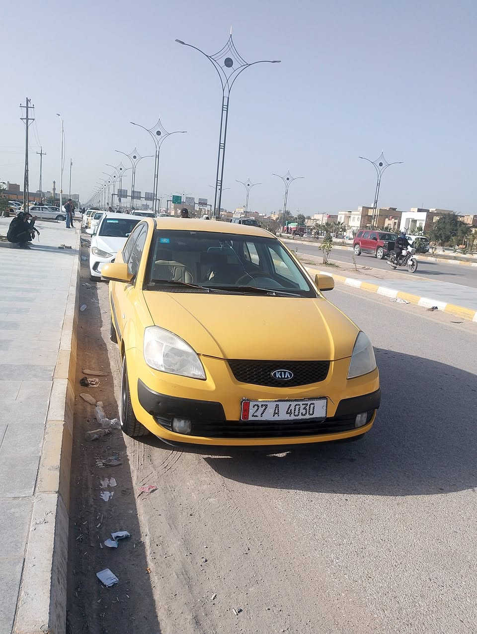 السلام عليكم
كيه ريو 8 للبيع  رقم انكليزي ذي قار بأسمي 
بيه ضربه بالجاملغ الامامي 
وباب السايق مبدل 
السعر 68 
‏‪***********‬‏
